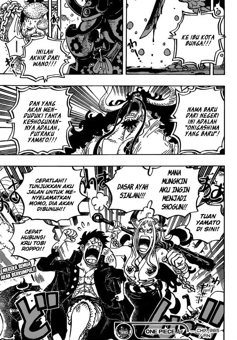 One Piece Berwarna Chapter 985